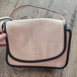 Kate Spade Blush and Black Crossbody Bag